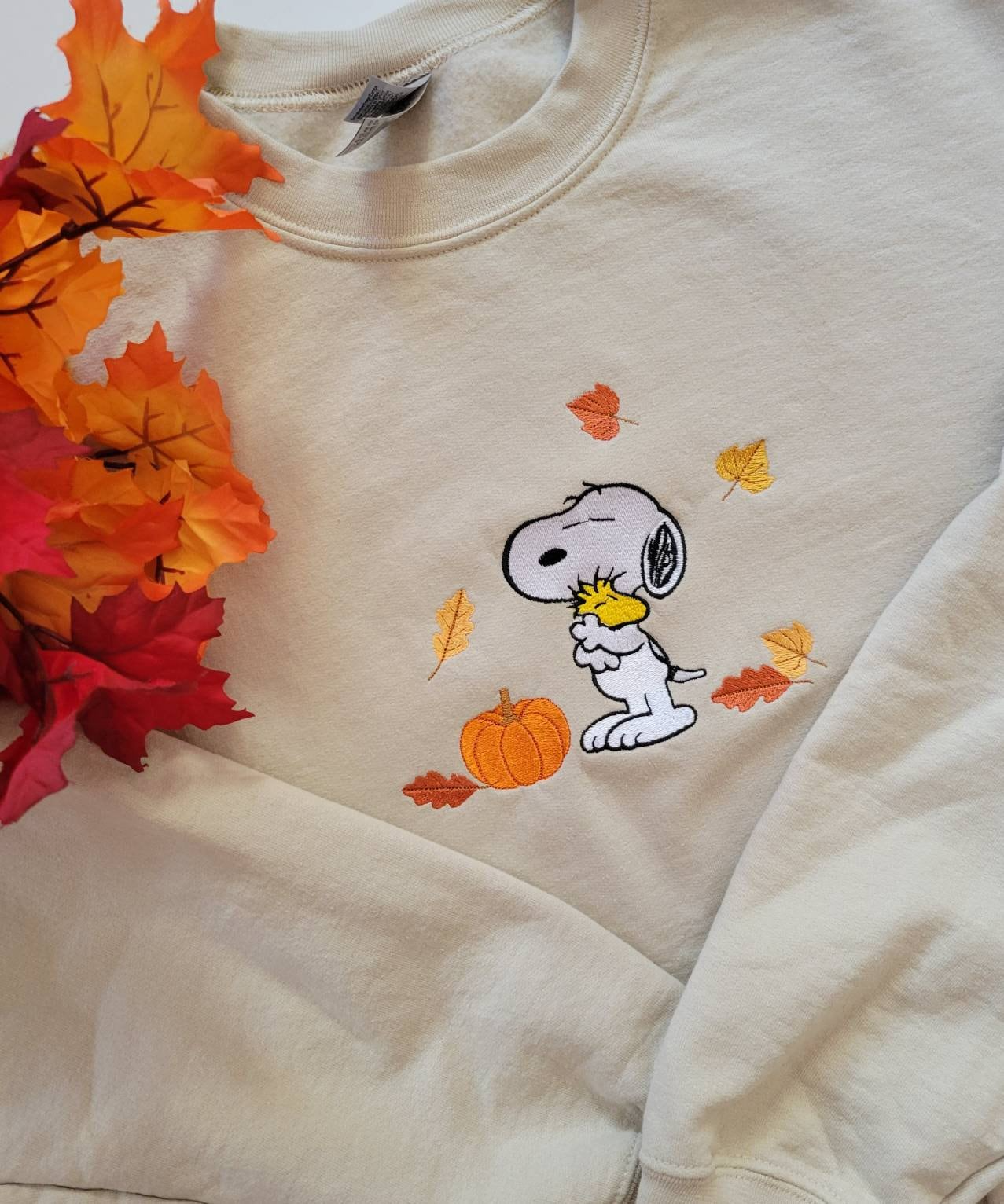 embroidered sweatshirt