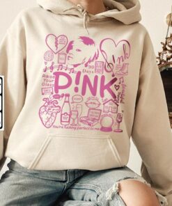 Vintage Pink Trustfall Merch Album Lyrics Shirt