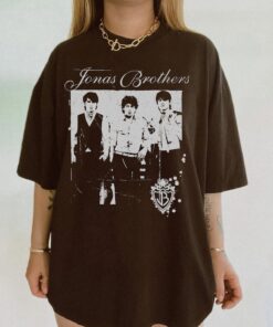 Jonas Brothers Vintage Shirt, Jonas Five Albums One Night Tour Shirt