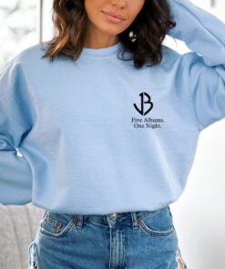 Jonas Brothers 2023 Concert Crewneck Sweatshirt | Custom Concert Merch | Five Albums, One Night