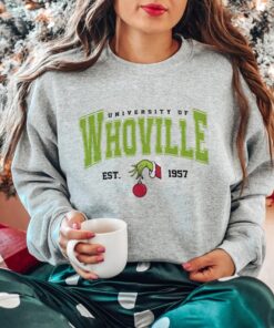Whoville University Shirt, Whoville The Grinch Shirt, Cute Christmas Shirt