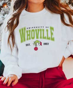 Whoville University Shirt, Whoville The Grinch Shirt, Cute Christmas Shirt