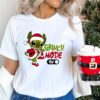Christmas Stitch Grinch Mode On Shirt, Santa Hat Shirt, Christmas Party Shirts, Gift For Christmas, Disney Grinch Christmas T-Shirts