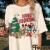 Vintage Disney Mickey And Friends Christmas Shirt, Retro Disney Merry Christmas Shirt, Woman Christmas Shirt, Disney Kid Christmas Shirt