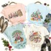 Vintage Disney World Park Christmas Shirt, Animal Kingdom Christmas Shirt, Epcot Christmas Tee, Magic Kingdom Christmas, Disney Vacation