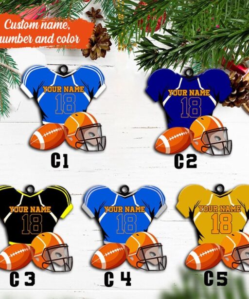 Personalized Football American Ornament 2023