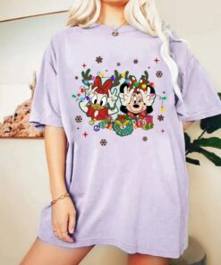 Comfort Colors Vintage Minnie Daisy Christmas Shirt