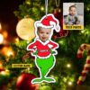 Custom Photo Grinch Full Body Ornament Christmas 2023, Custom Name Grinch Ornament Christmas, Grinch Family Ornament, Gift For Family Xmas