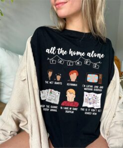 All The Home Alone Things Christmas Sweatshirt , 90s Christmas Movie
