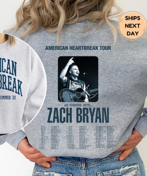 American Heartbreak Tour Printed Front And Back Shirt Sweatshirt Hoodie