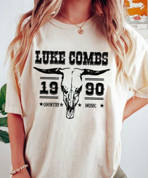 Luke Combs ESTD 1990 Shirt, Luke Combs Retro Style T-Shirt