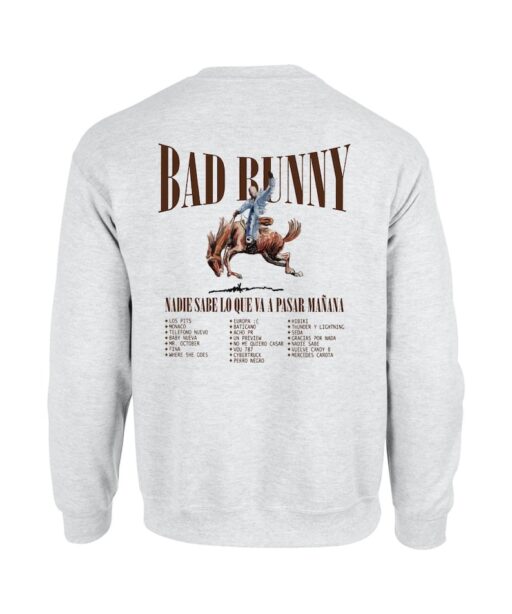 Bad Bunny Most Wanted Tour Merch | Monaco EST 2023 Double Sided | NSLQVPM New Album
