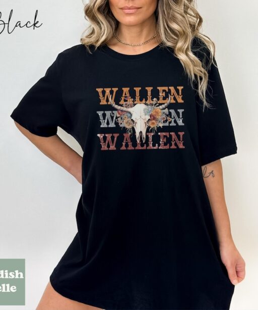 Vintage Wallen Western T-shirt, Cowgirl Country Girl Shirt, Wallen Western T-Shirt