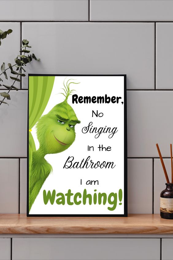 Funny Grinch Poster miustoreus com