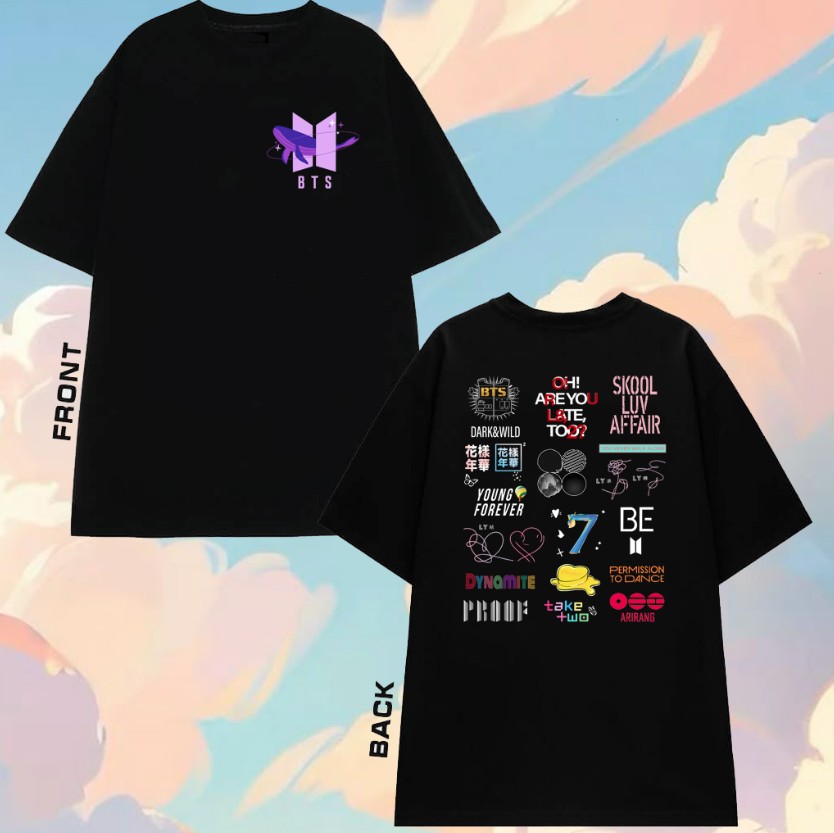 BTS Full Album Whalien Two Side Shirt, OT7 Album Collection From Debut Tee, BTS World Tour Merch, Concert Outfit for Army, Apobangpo Borahae Gift 451901 BTS Full Album Whalien Two Side Shirt, OT7 Album Collection From Debut Tee, BTS World Tour Merch, Concert Outfit for Army, Apobangpo Borahae Gift 451901