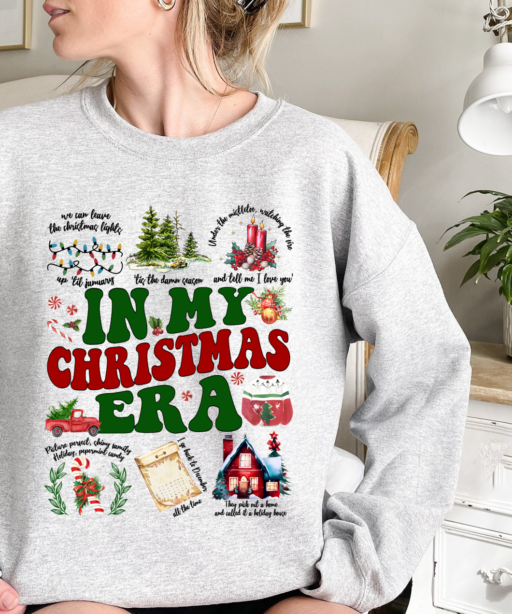 In My Christmas Era Sweatshirt, Taylor Lyric Shirt