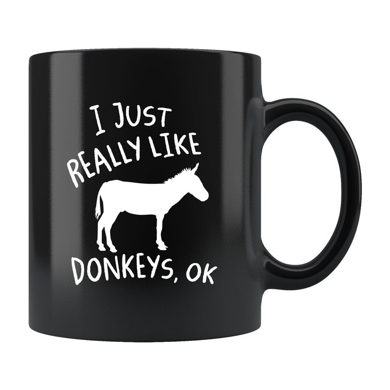 Smart *Donkey* Funny Quote Coffee Mug - Unique Gift - Sassy Statement –  Running Frog Studio