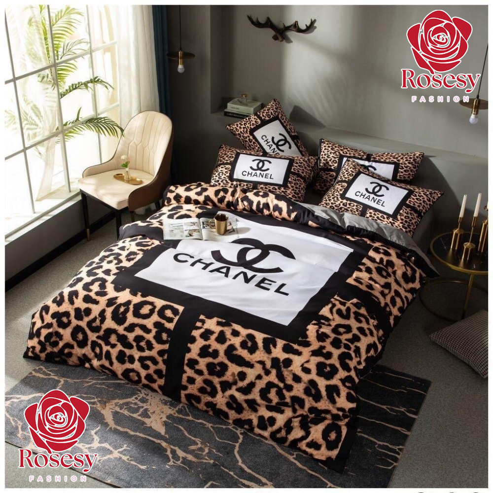 Coco Chanel Luxury Brand Home Decor Bedding Set  Binteez