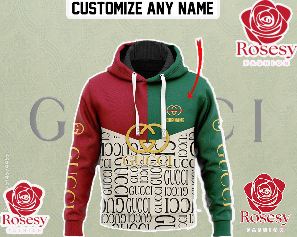 Custom Name Gucci Logo Hoodie, Cheap Gucci Shirts Mens