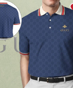 Louis Vuitton Brown Monogram With Black Highlight Polo Shirt - Tagotee