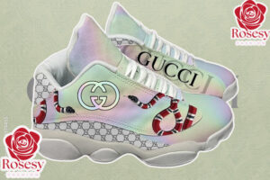 Gucci Snake Air Jordan 13 Red Black GC Shoes, Sneakers - Ecomhao Store