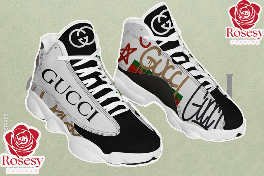 Cheap Gucci Logo Sneakers Jordan 13, Jordan Gucci Shoes, Cheap Gucci Shoes Mens