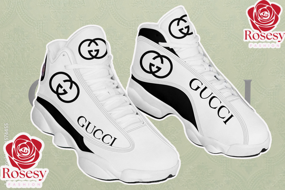 Cheap Gucci Flowers Sneakers Jordan 13, Cheap Gucci Mens Shoes