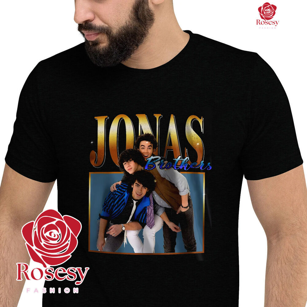 American Pop Rock Band Jonas Brothers Shirt - Rosesy