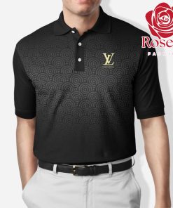 Cheap Brown Collar Louis Vuitton Polo Shirt, Lv Polo Shirt Mens