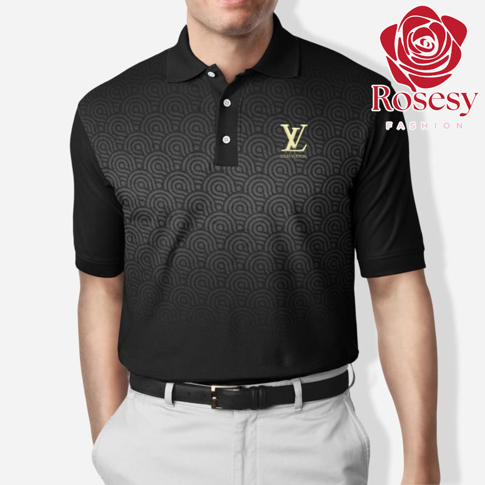 Cheap Brown Louis Vuitton Monogram Polo Shirt , Lv Polo T Shirt Mens -  Rosesy