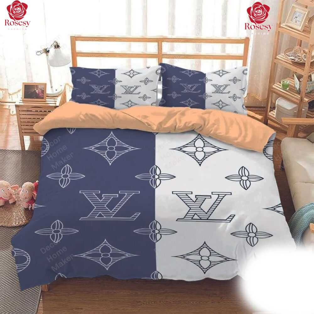 Luxury Louis Vuitton Bedding Set Home Decor - Trends Bedding