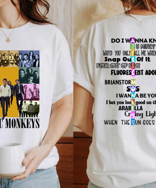 Arctic Monkeys Best Songs 2 Sided Shirt