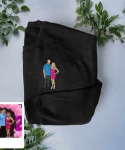 Custom Embroidered Crewneck, Custom Crewneck, Personalized Sweatshirt, Custom Portrait Sweatshirt, Personalized Photo on Crewneck