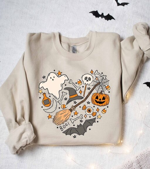 Halloween Doodles Hearth Shirt