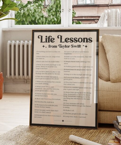 Life Lessons Poster