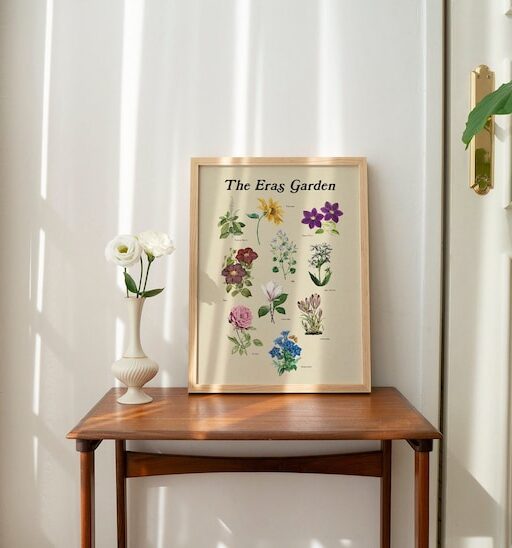 The Eras Garden Floral Poster