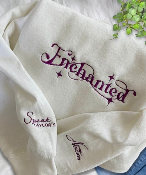 Enchanted TV Speak Now Embroidered Sweatshirt