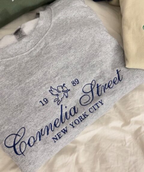 Taylor Swift Cornelia Street Embroidered Sweatshirt