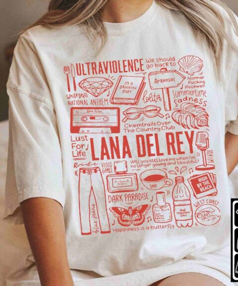 Lana Del Rey Songs Shirt