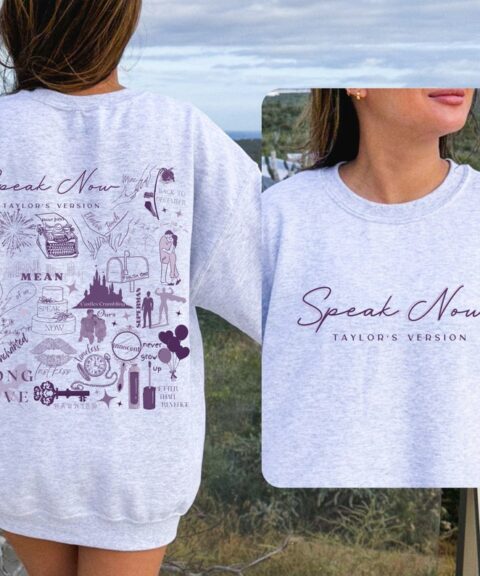 Speak Now TV Tracklist Shirt, 2 Sides