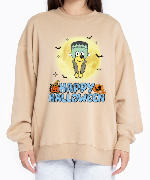 Happy Halloween Bluey Family Shirt