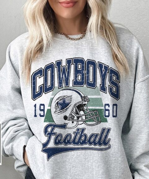 Cowboys Football Retro Graphic Shirt