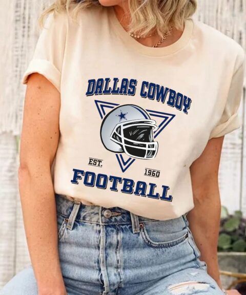 Dallas Cowboys Football Shirt Vintage T shirt