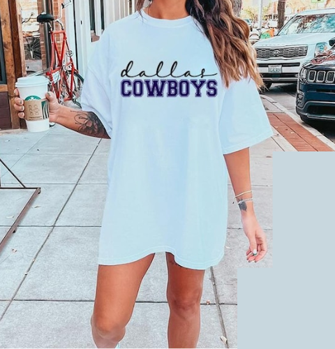 Vintage Dallas Cowboy Football Crewneck T-Shirt / Sweatshirt