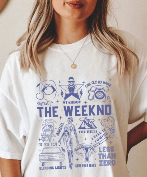 The Weeknd songs T-shirt Unisex