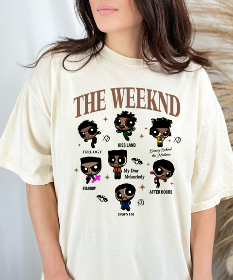 The weeknd Albums T-shirt