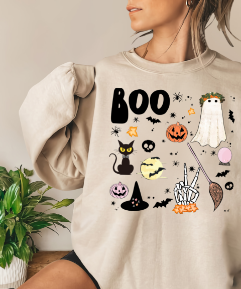 Halloween Vintage Crewneck Sweatshirt