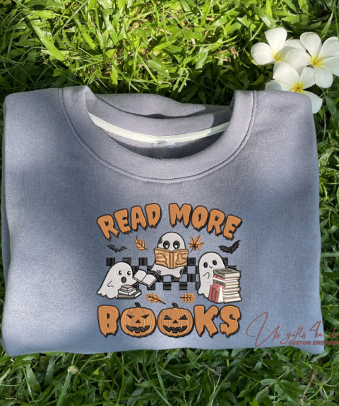 Halloween Funny Booknerd Ghos Shirt