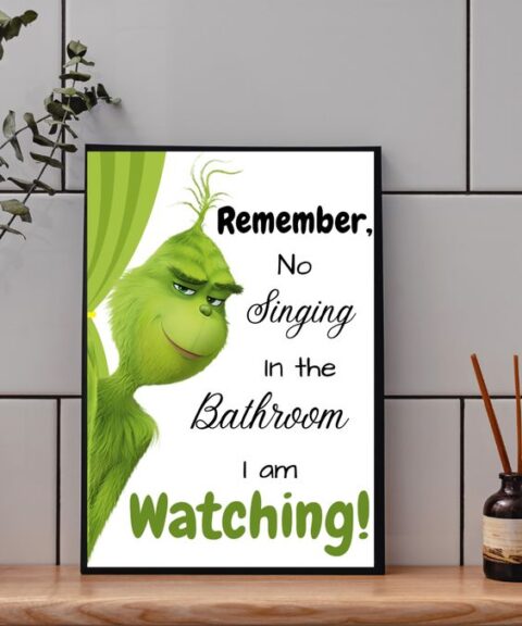 Funny Grinch Poster