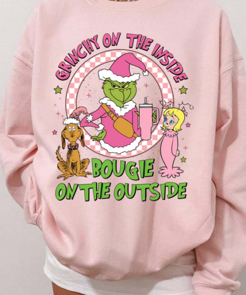 Christmas Grinch Crewneck Sweatshirt